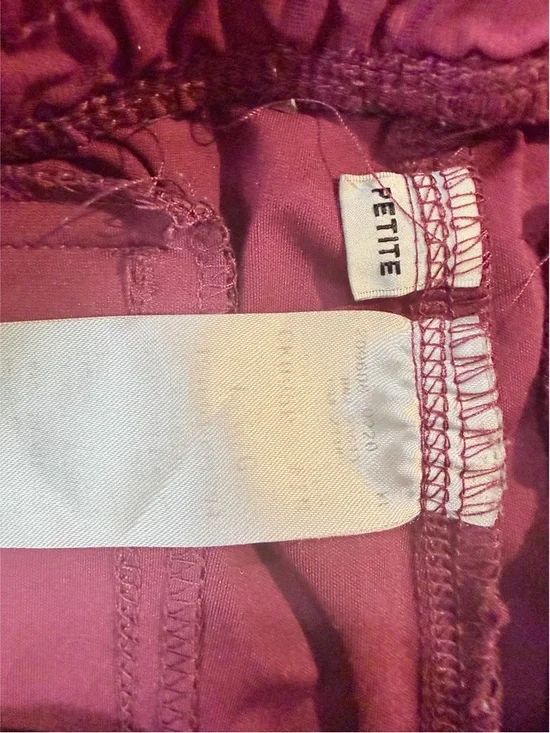 Cherokee maroon Medical Scrub Top and Pants - Picture 3 of 3